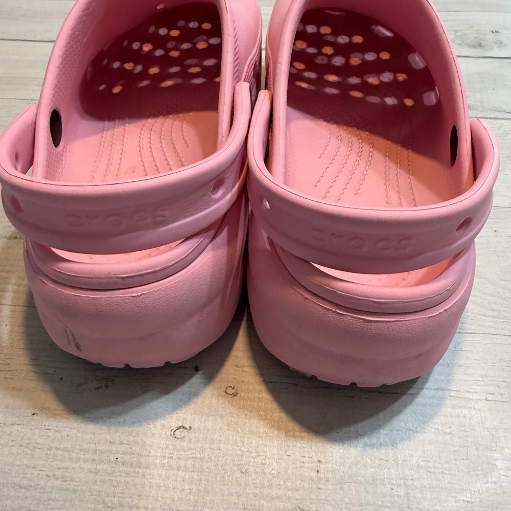 Crocs Classic Platform clog pink women's size 8 - Picture 4 of 12